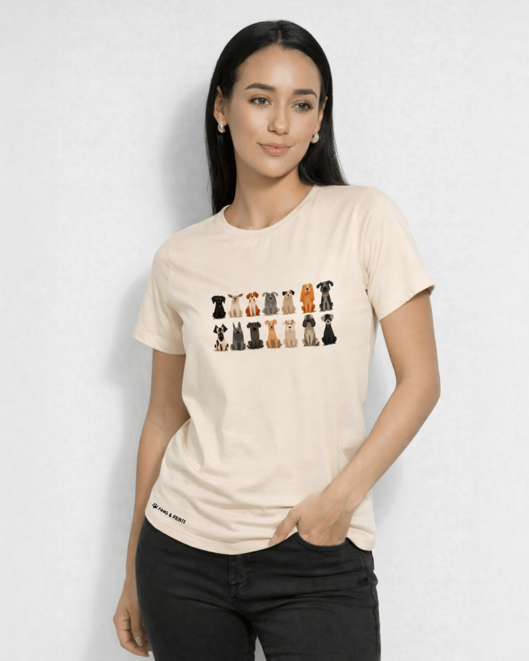 Camiseta mujer | Manada Perruna | Slim Fit