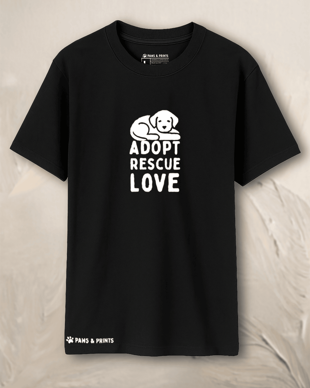 Camiseta Mujer | Adopt Rescue Love | Regular Fit