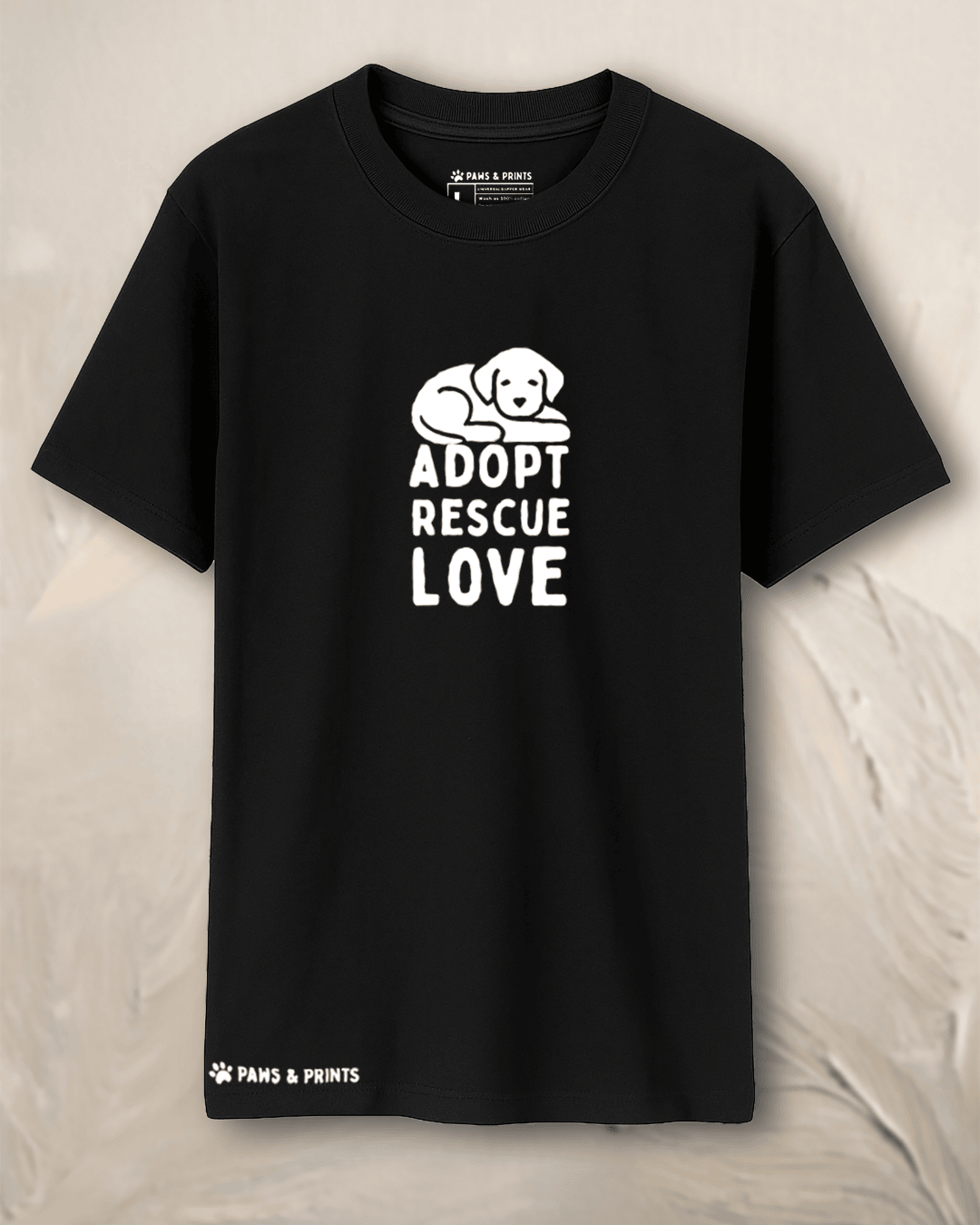 Camiseta Mujer | Adopt Rescue Love | Regular Fit