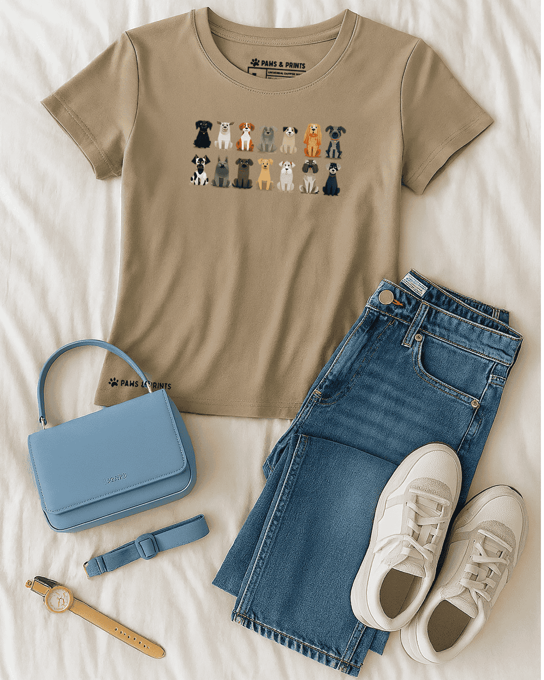 Camiseta mujer | Manada Perruna | Slim Fit