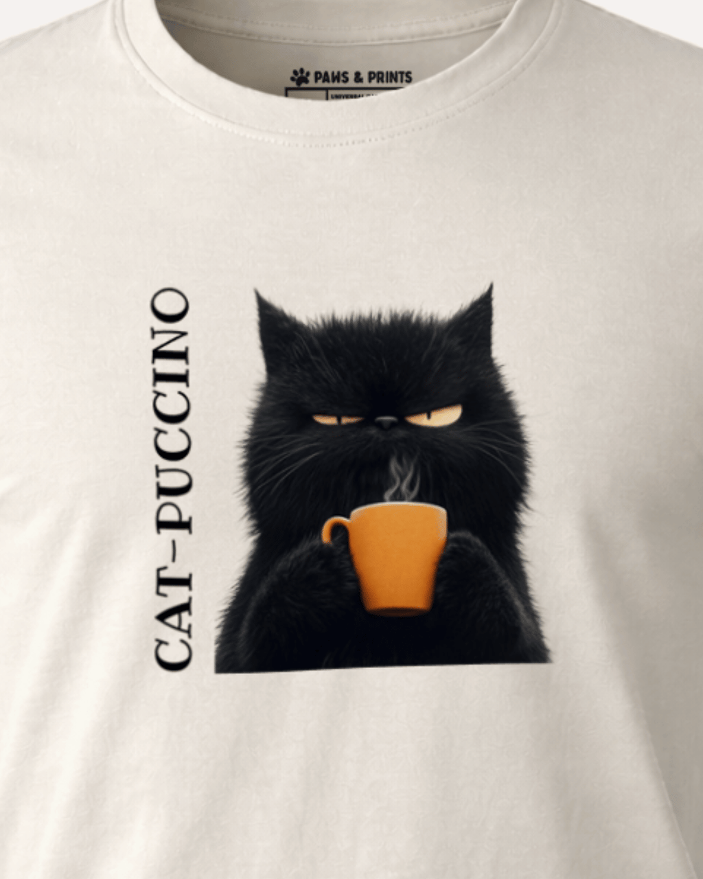 Camiseta Hombre | Catpuccino Mood | Slim Fit