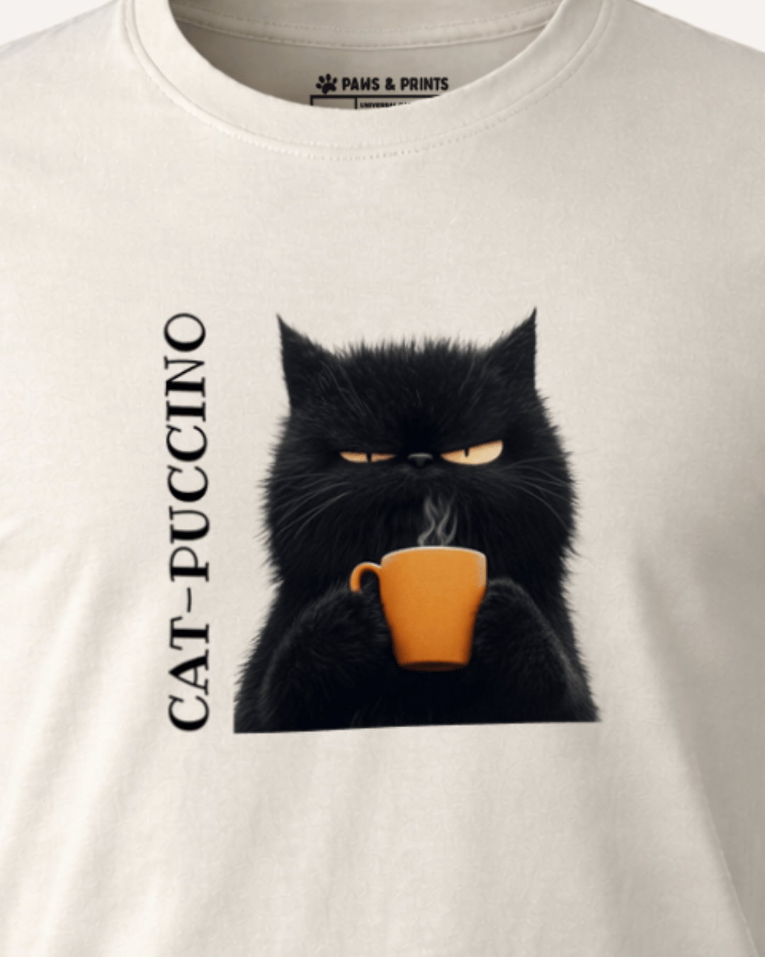 Camiseta Hombre | Catpuccino Mood | Slim Fit