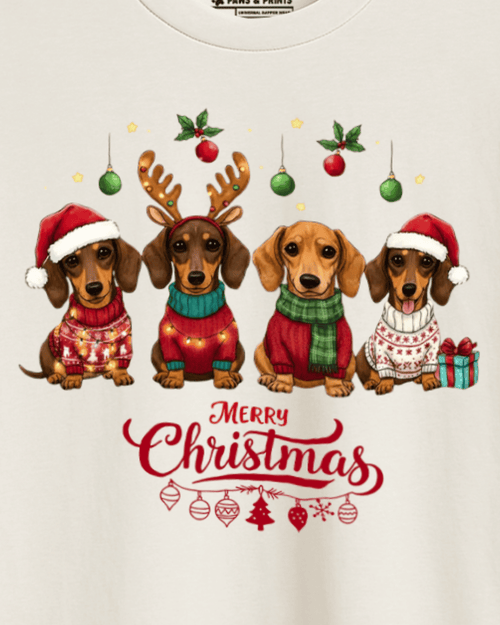 Camiseta Hombre | Manada Navideña | Slim Fit