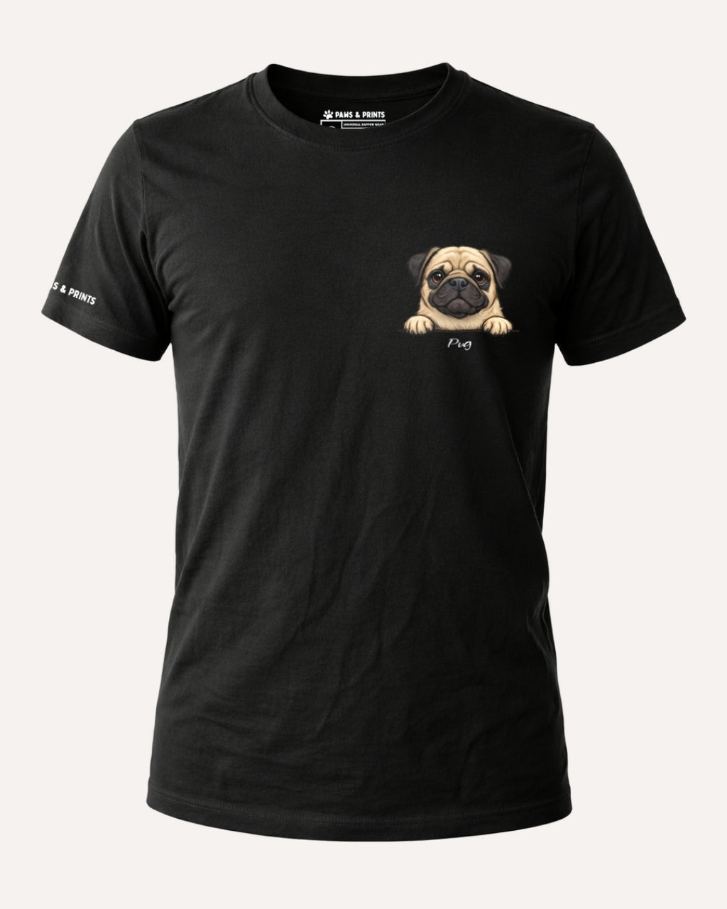 Camiseta Hombre | Pug | Slim Fit