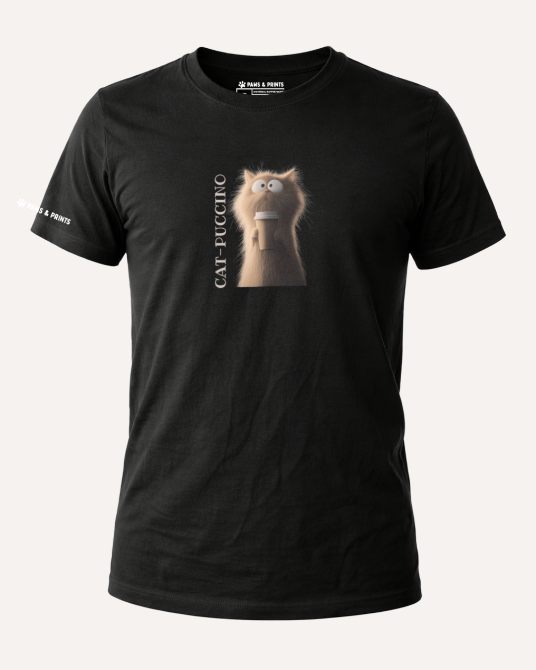 Camiseta Hombre | Creamy Cattitude | Slim Fit