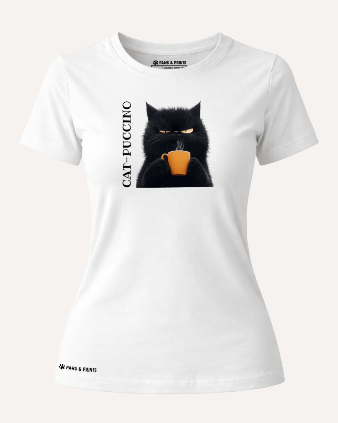 Camiseta Mujer | Catpuccino Mood | Slim Fit