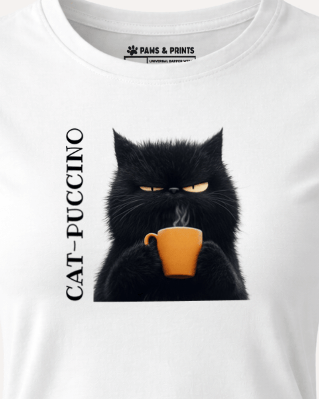 Camiseta Mujer | Catpuccino Mood | Slim Fit