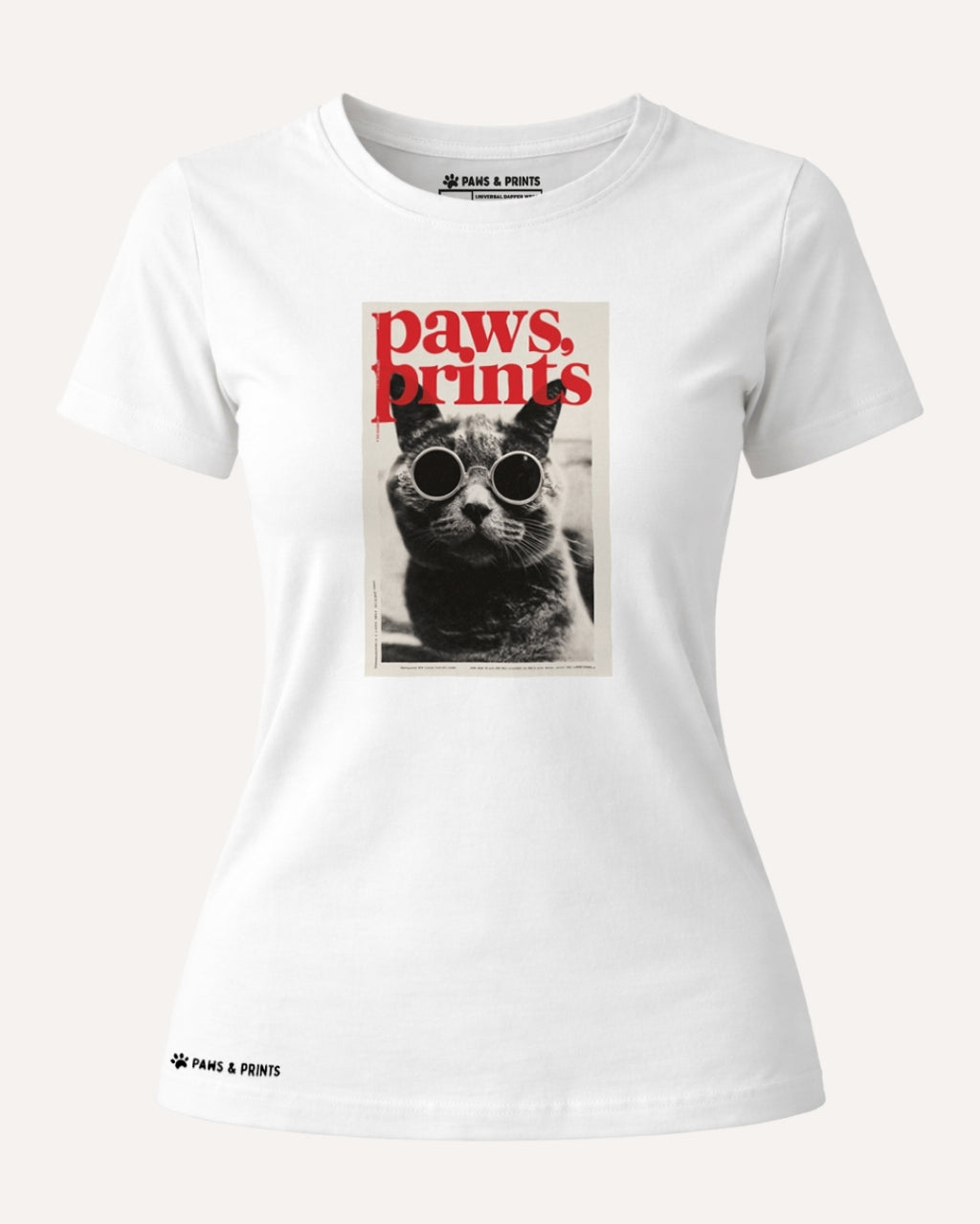 Camiseta Mujer | Editorial Cat | Slim Fit