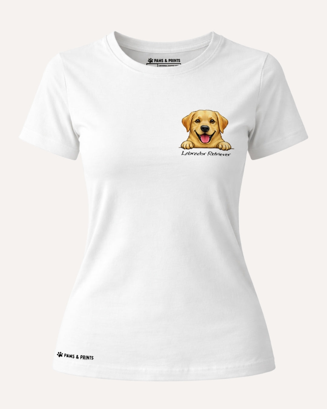 Camiseta Mujer | Labrador Retriever | Slim Fit