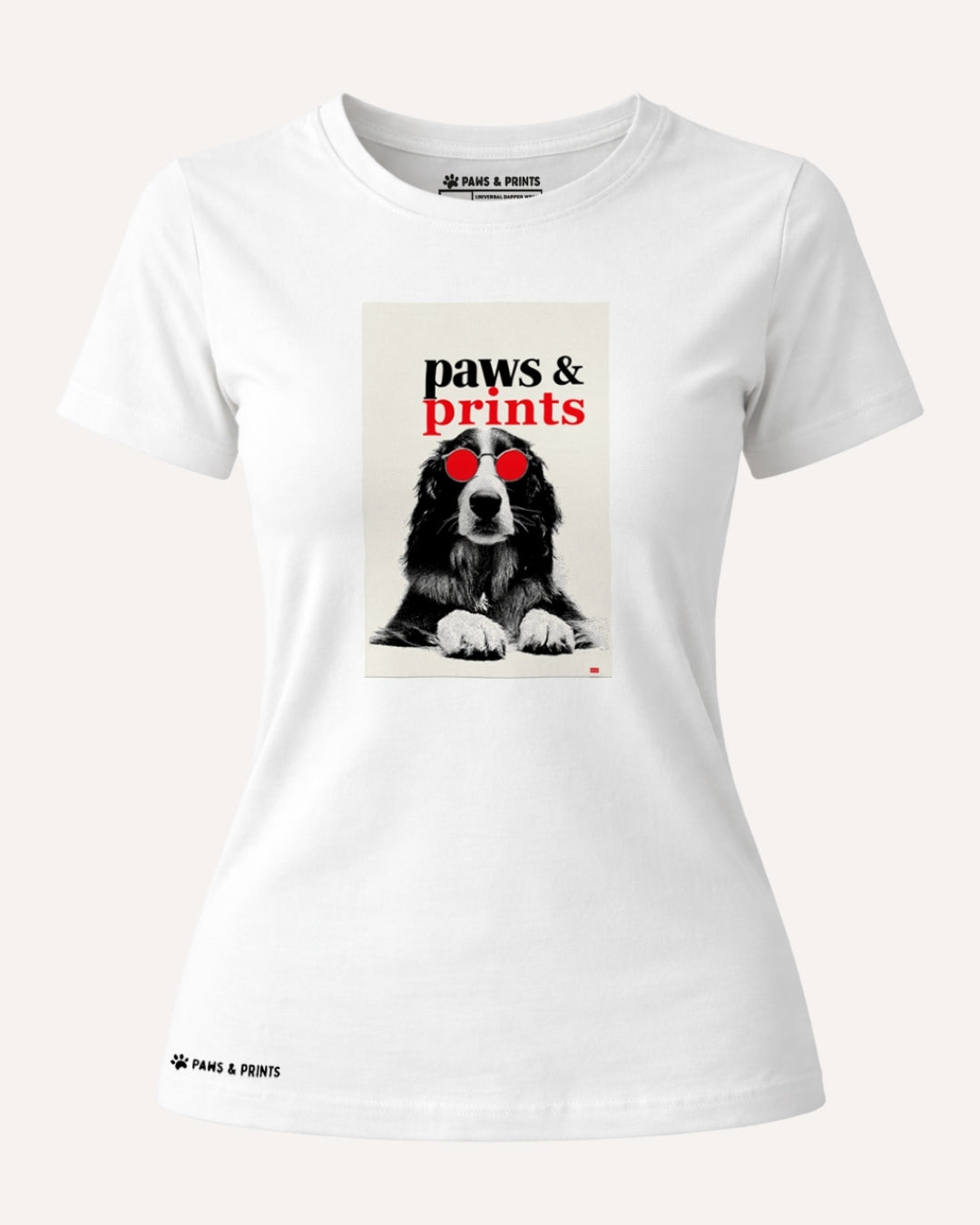 Camiseta Mujer | Loyal Gaze Dog | Slim Fit
