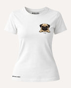 Camiseta Mujer | Pug | Slim Fit