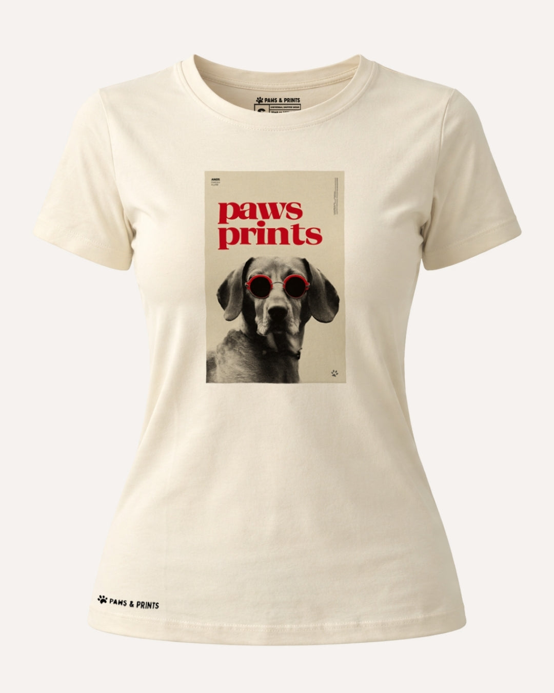 Camiseta Mujer | Calm Vision Dog | Slim Fit