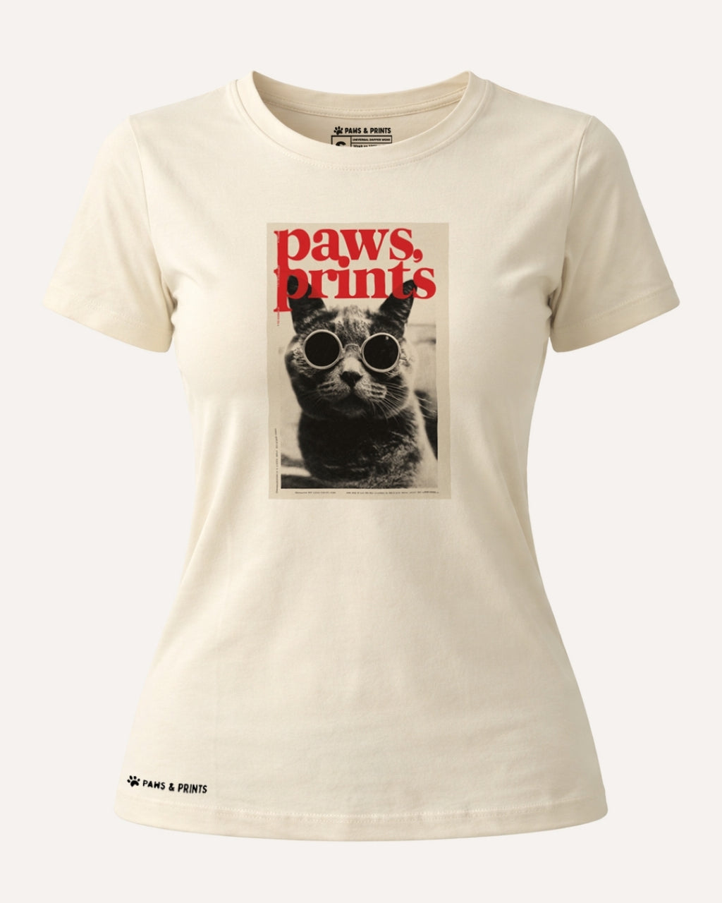 Camiseta Mujer | Editorial Cat | Slim Fit
