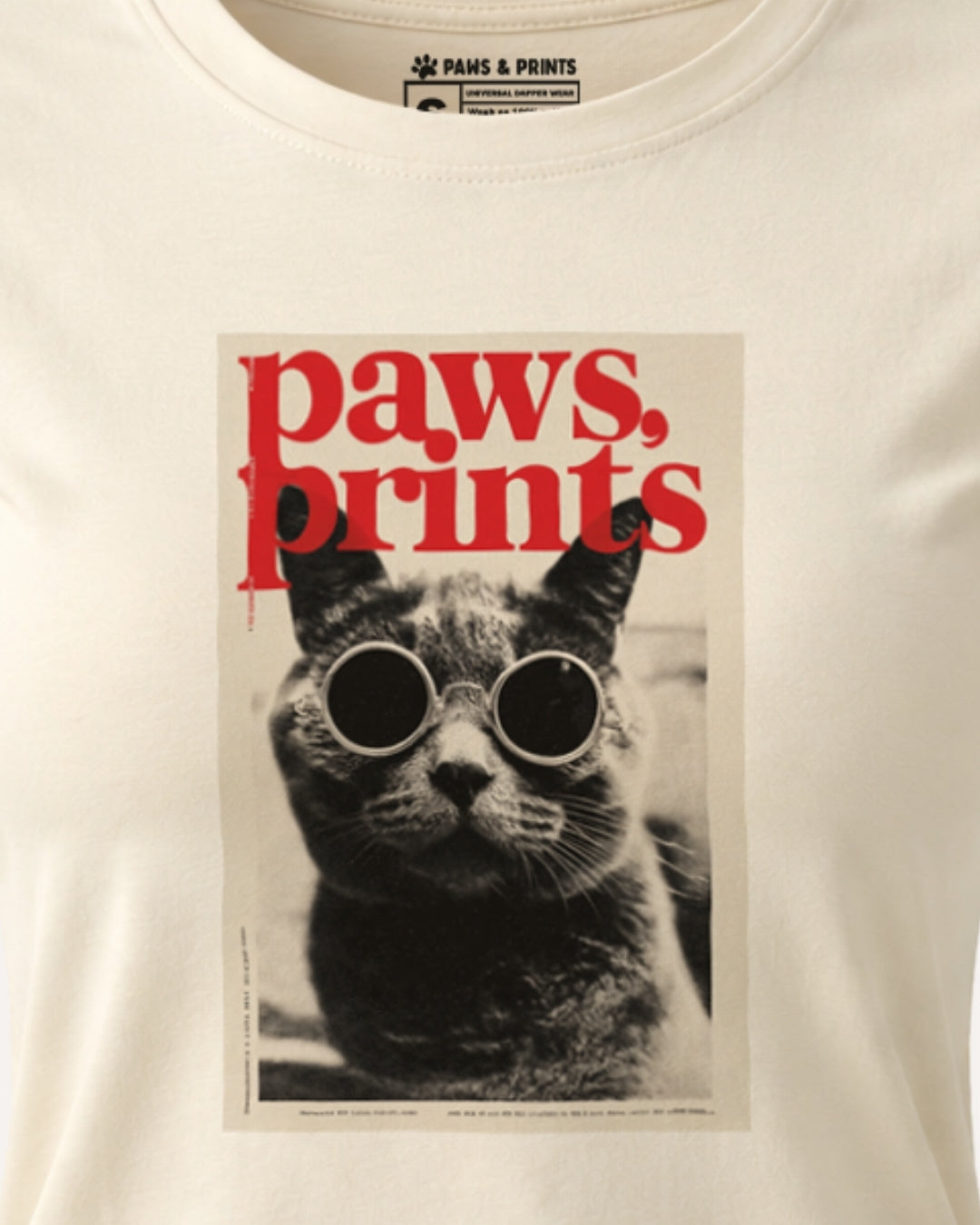 Camiseta Mujer | Editorial Cat | Slim Fit