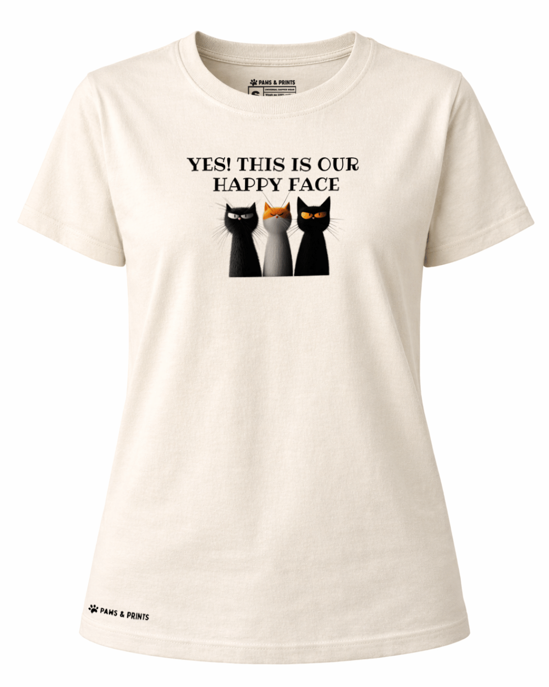 Camiseta Mujer | Happy Face Club | Regular Fit