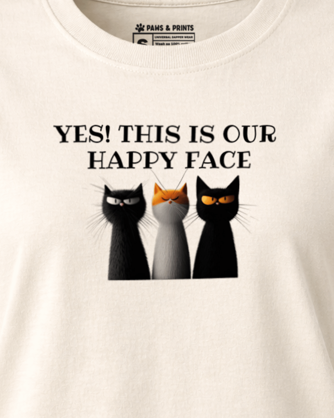 Camiseta Mujer | Happy Face Club | Regular Fit