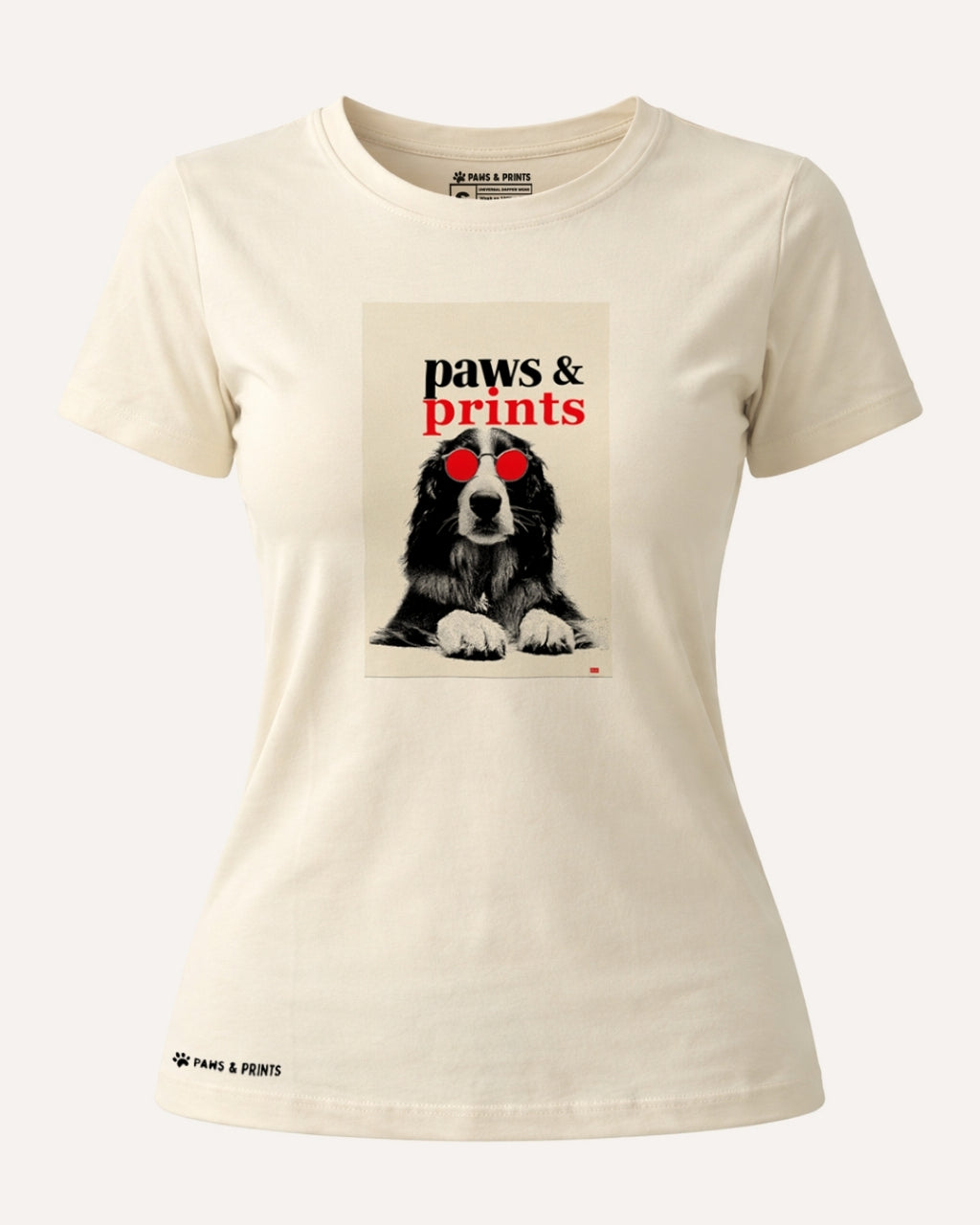Camiseta Mujer | Loyal Gaze Dog | Slim Fit