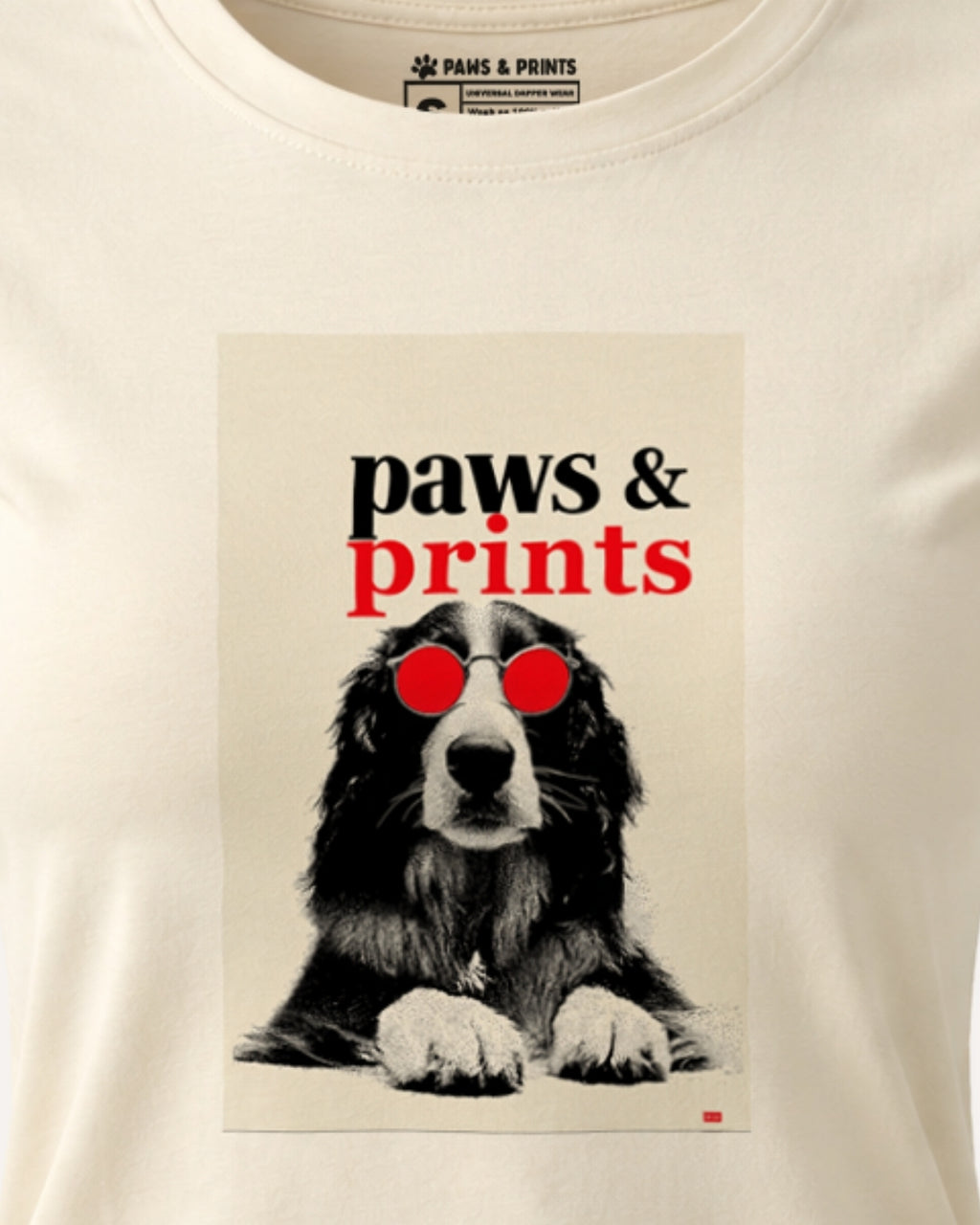 Camiseta Mujer | Loyal Gaze Dog | Slim Fit