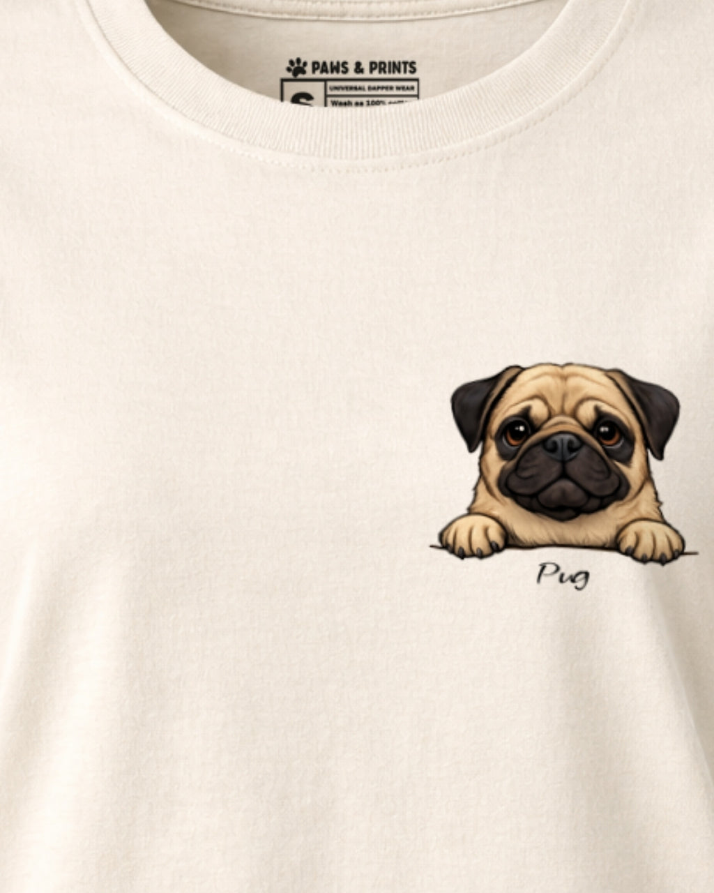 Camiseta Mujer | Pug | Regular Fit
