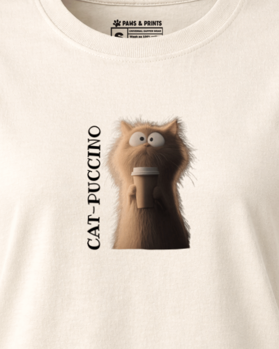 Camiseta Mujer | Creamy Cattitude | Regular Fit