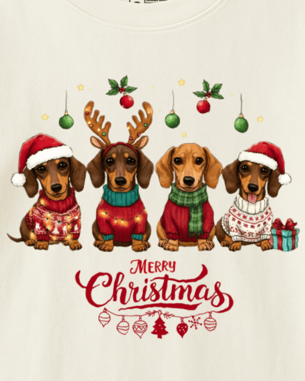 Camiseta Mujer | Manada Navideña | Regular Fit