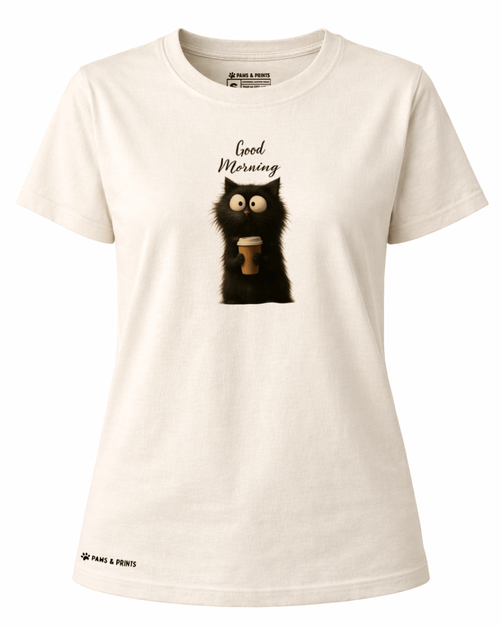Camiseta Mujer | Morning Cattitude | Regular Fit