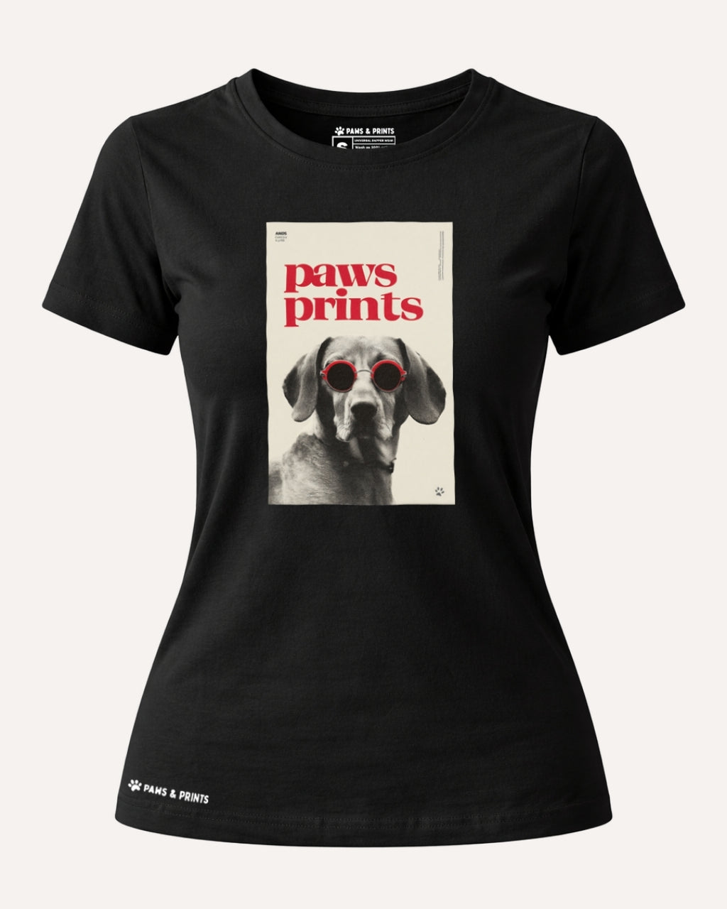 Camiseta Mujer | Calm Vision Dog | Slim Fit