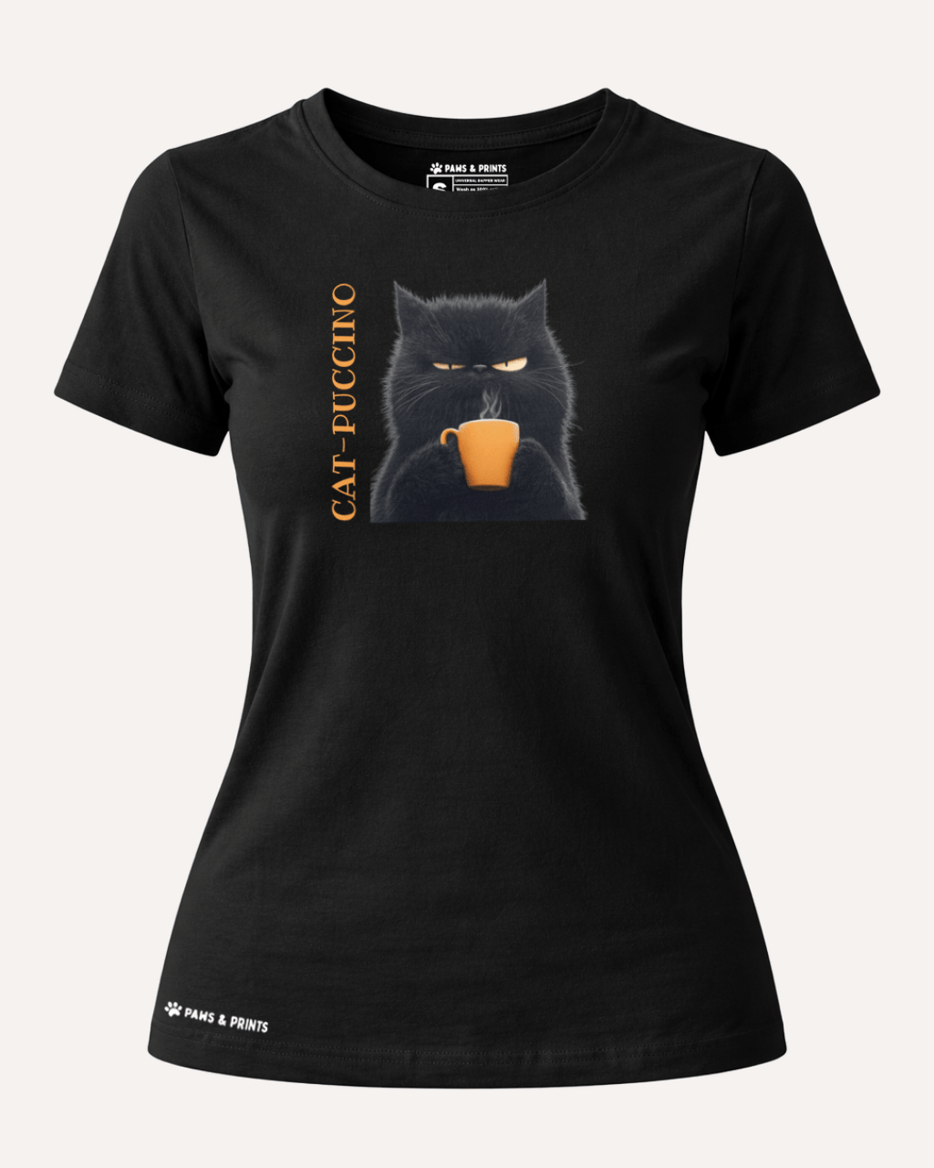 Camiseta Mujer | Catpuccino Mood | Slim Fit