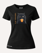 Camiseta Mujer | Catpuccino Mood | Slim Fit