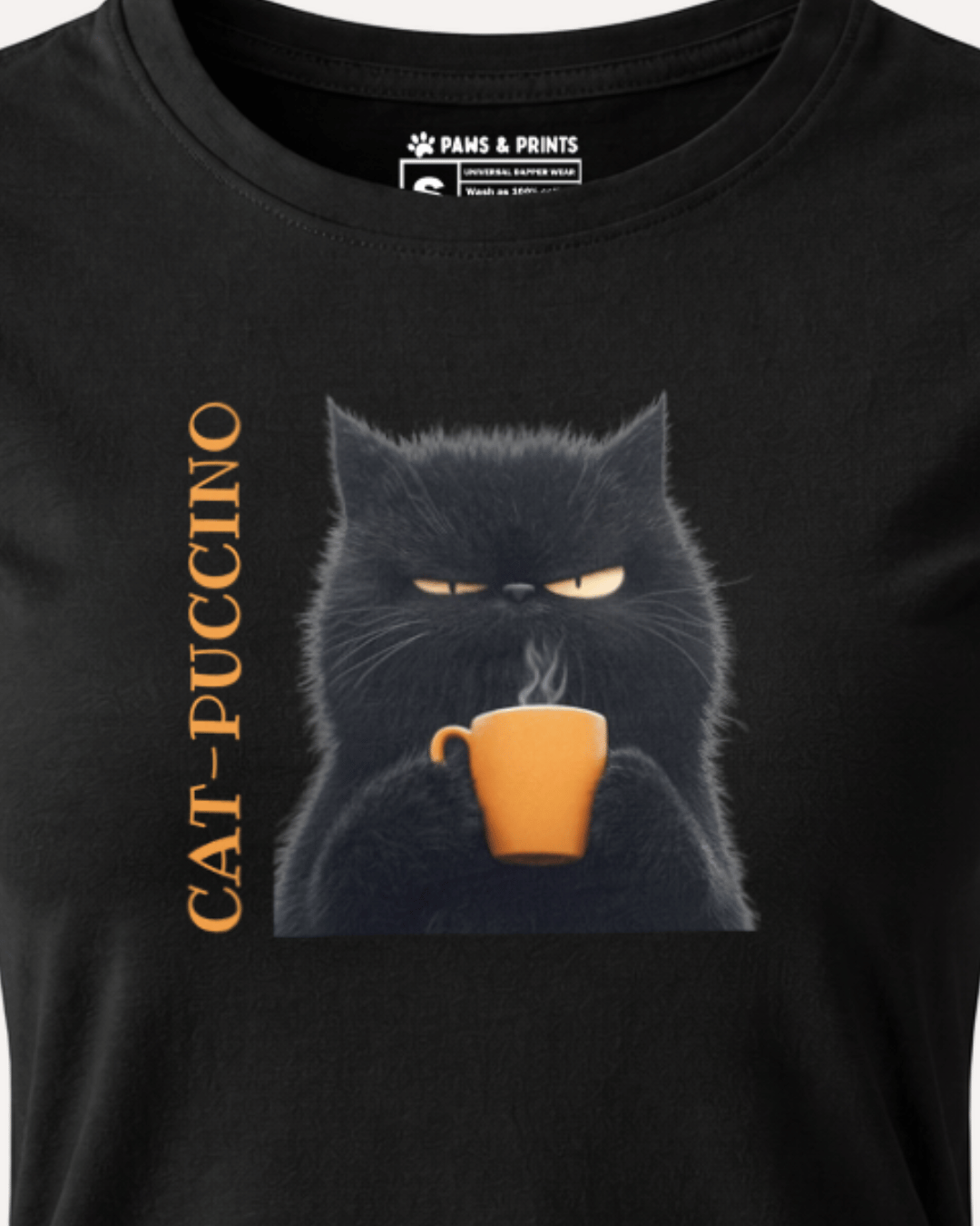 Camiseta Mujer | Catpuccino Mood | Slim Fit