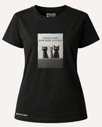 Camiseta Mujer | Coffee First Cat | Regular Fit