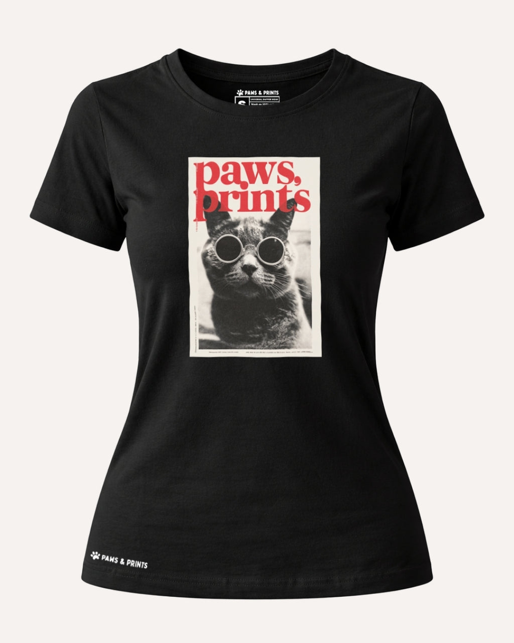 Camiseta Mujer | Editorial Cat | Slim Fit