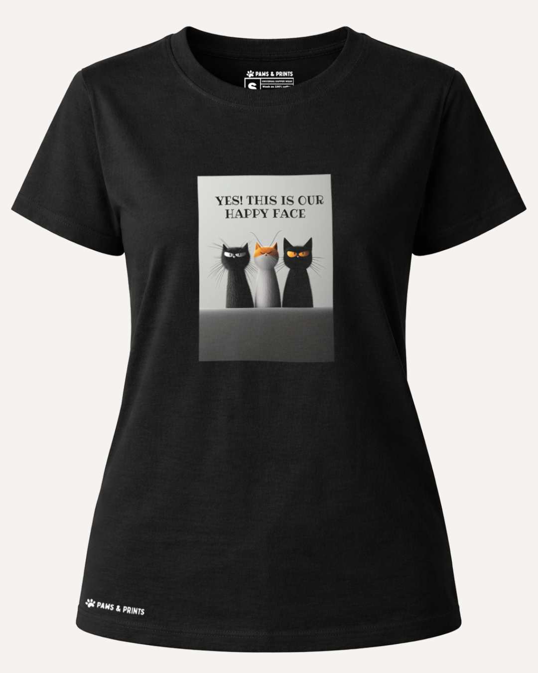 Camiseta Mujer | Happy Face Club | Regular Fit