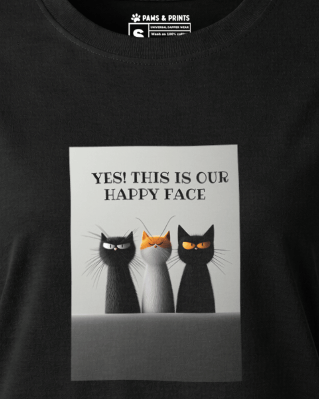 Camiseta Mujer | Happy Face Club | Regular Fit