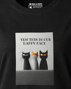 Camiseta Mujer | Happy Face Club | Regular Fit