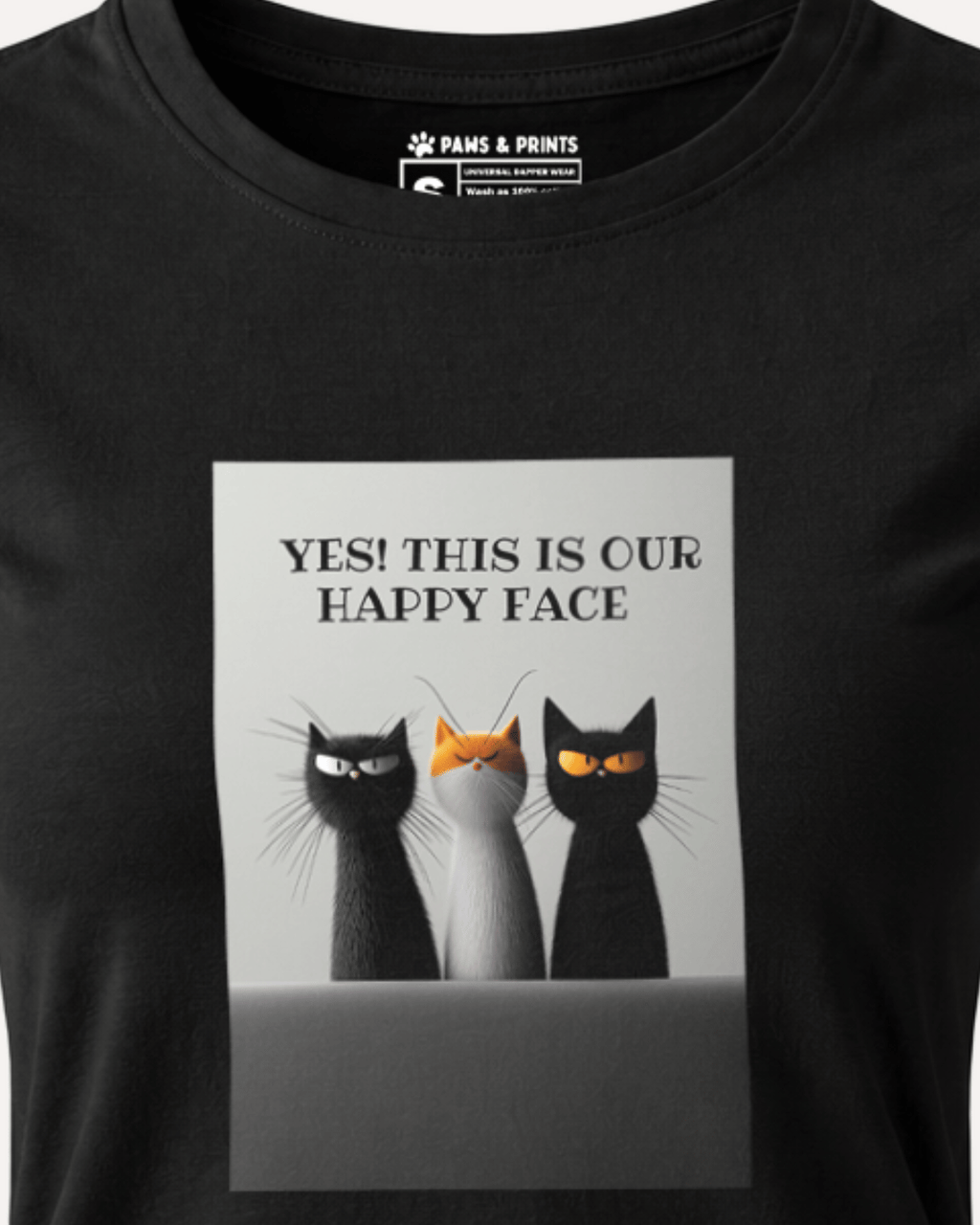 Camiseta Mujer | Happy Face Club | Slim Fit