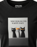 Camiseta Mujer | Happy Face Club | Slim Fit