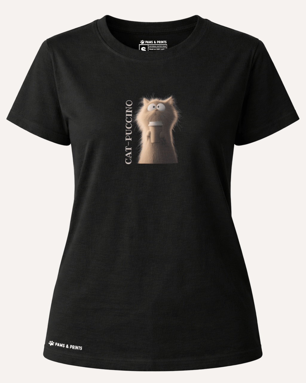 Camiseta Mujer | Creamy Cattitude | Regular Fit