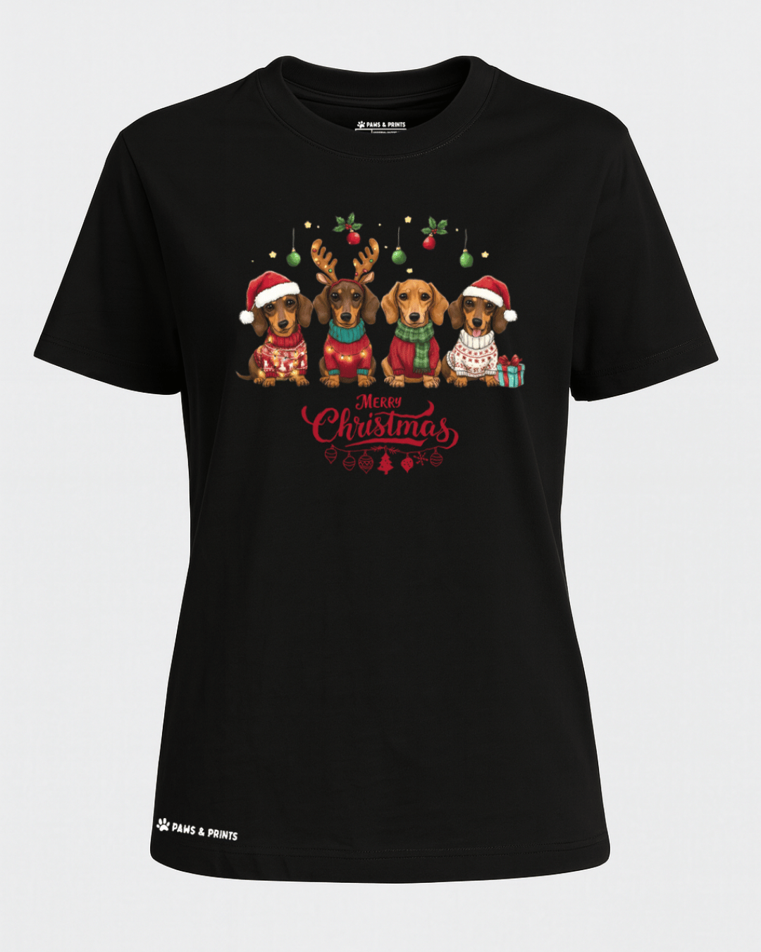 Camiseta Mujer | Manada Navideña | Regular Fit