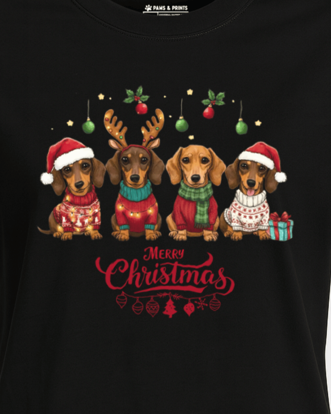 Camiseta Mujer | Manada Navideña | Regular Fit