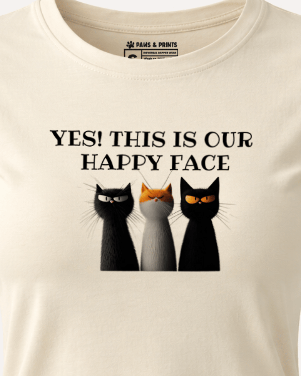 Camiseta Mujer | Happy Face Club | Slim Fit