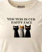 Camiseta Mujer | Happy Face Club | Slim Fit