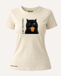 Camiseta Mujer | Catpuccino Mood | Slim Fit