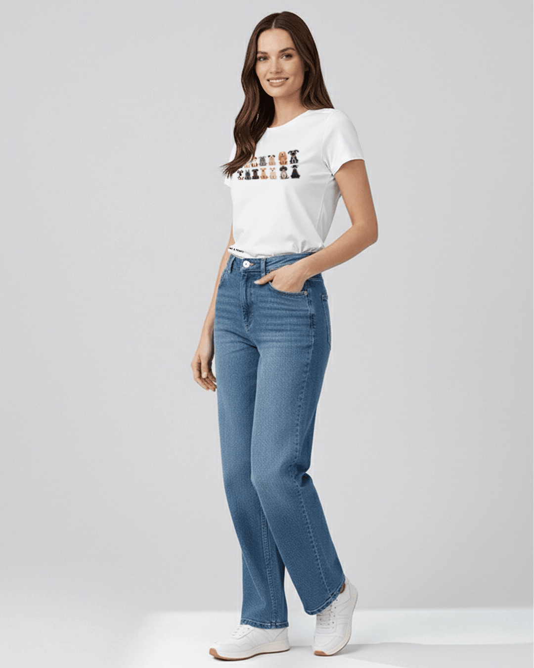 Camiseta mujer | Manada Perruna | Slim Fit